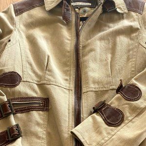 Andrew Marc leather trimmed jacket